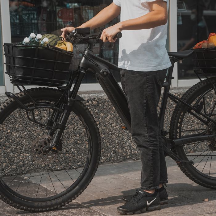 Load image into Gallery viewer, Topeak urban basket dx - 18 l - front rear
