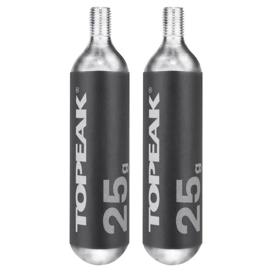 Topeak co2 cartridge 25g threated (2 pieces)