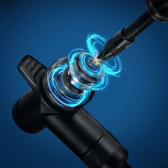 Topeak turboflow combo with rapidhead