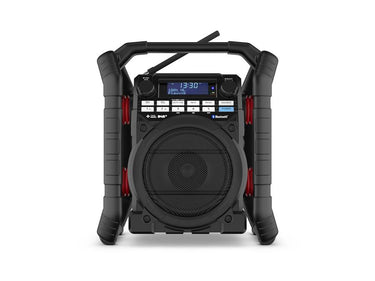 Perfectpro bouwradio teamplayer dab+ fm bluetooth oplaadbaar ip65