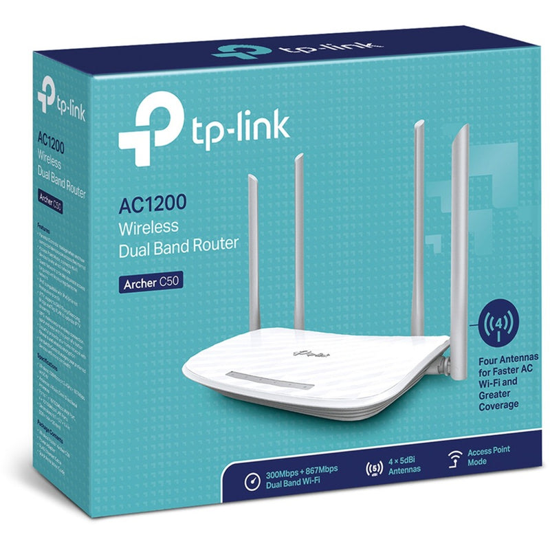 Load image into Gallery viewer, TP-Link TP-Link Archer C50 V3 AC1200 Draadloze Dual Band Router
