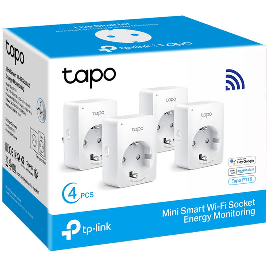 TP-Link Tapo P110 (4-pack) Mini smart wifi-stopcontact
