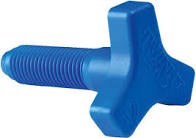 Twinny load sterbout - voor crankklem – voor fietsdrager traditional ck – kunststof - blauw
