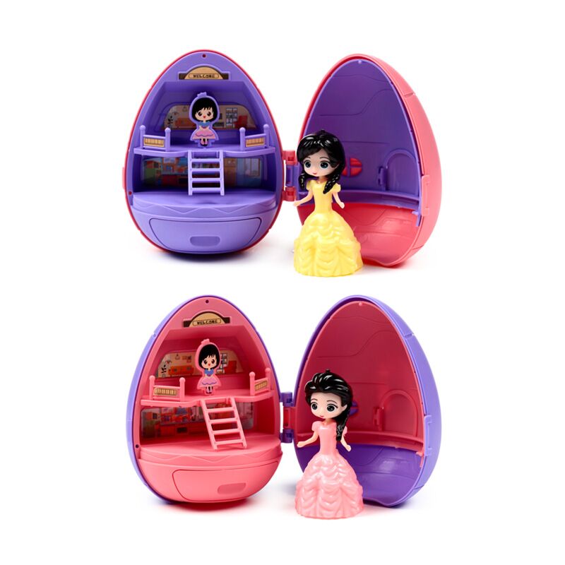 Load image into Gallery viewer, Prinses kasteel surprise ei-vormige mini wereld
