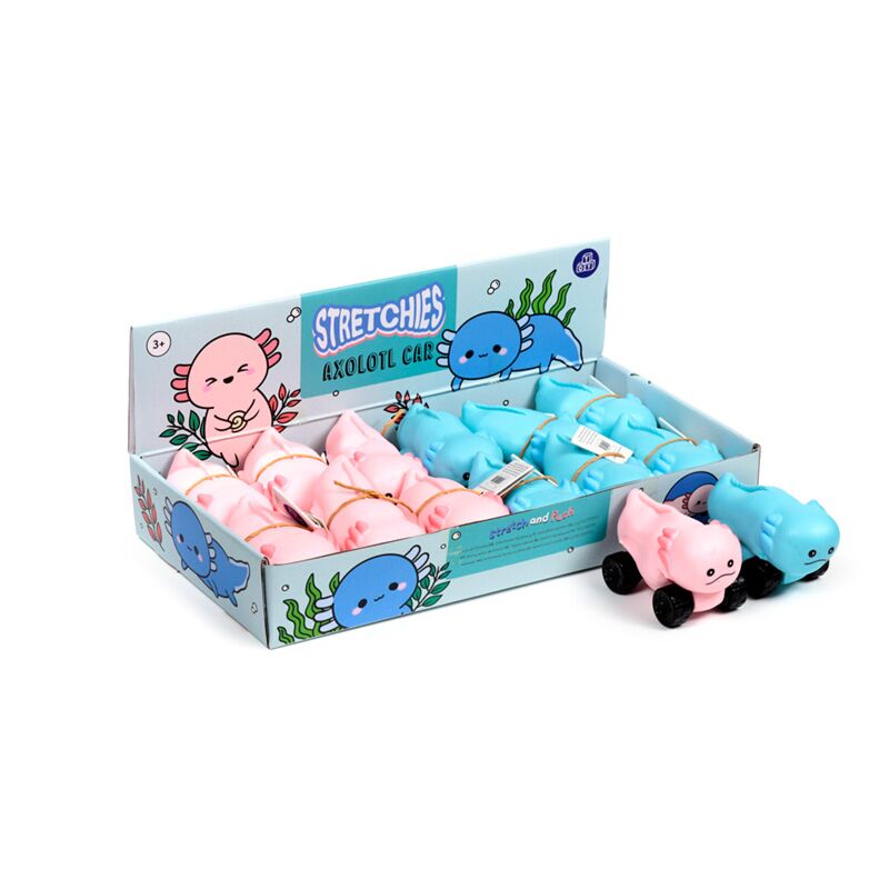 Load image into Gallery viewer, Axolotl auto stretch knijpspeelgoed
