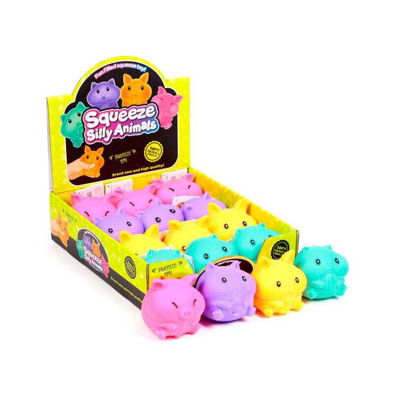 Load image into Gallery viewer, Schattig dier maltose knijpbaar neon stress speelgoed
