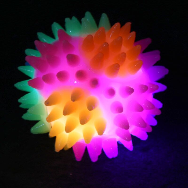 Load image into Gallery viewer, Puntige stuiterbal met led 5.5cm
