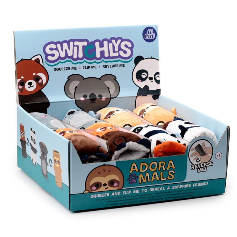Load image into Gallery viewer, Switchlys adoramals panda rode panda koala luiaard speelgoed
