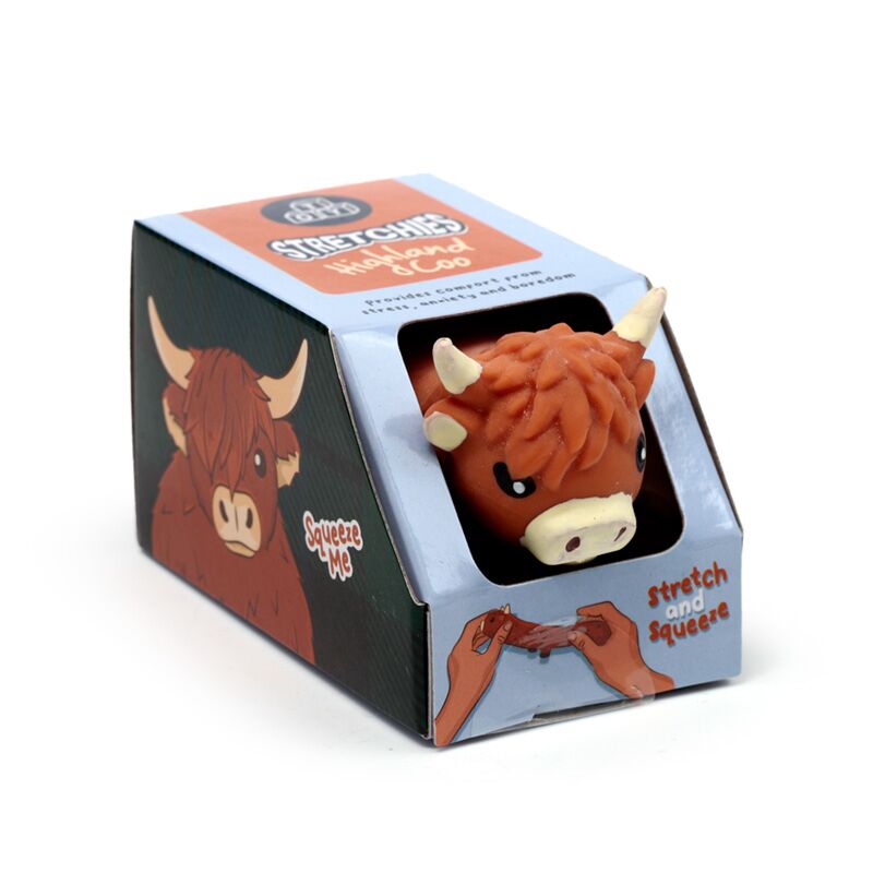 Load image into Gallery viewer, Stretch speelgoed highland coo koe
