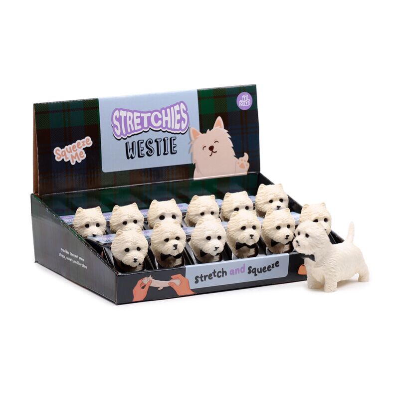Load image into Gallery viewer, Stretch speelgoed west highland terrier hond
