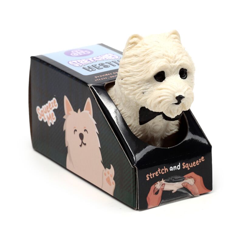 Load image into Gallery viewer, Stretch speelgoed west highland terrier hond
