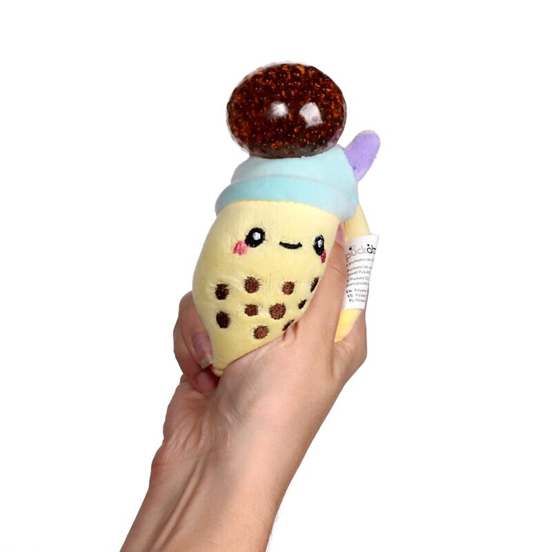 Load image into Gallery viewer, Queasy squeezies foodiemals bubble tea knijp speelgoed
