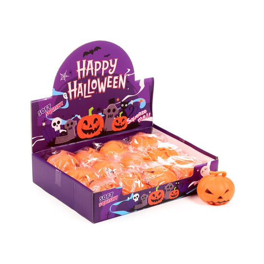 Knijpbaar speelgoed spooky pompoen