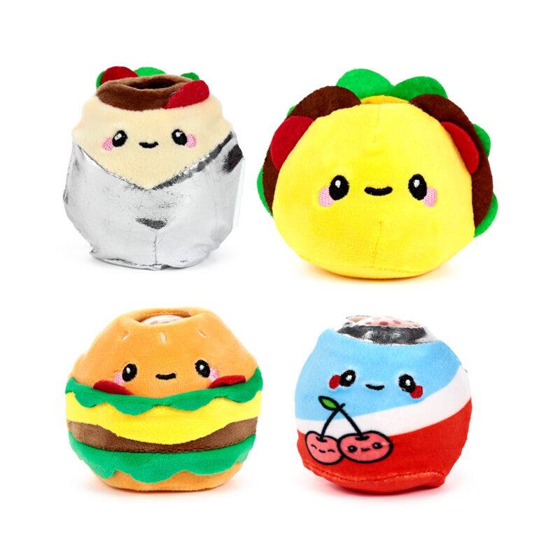 Load image into Gallery viewer, Queasy squeezies foodiemals pluche knijp speelgoed
