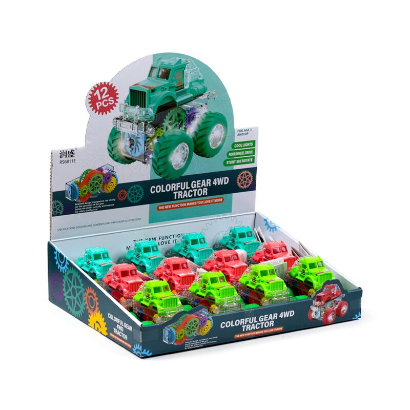 Load image into Gallery viewer, Stunt tractor frictie duw trek actiespeelgoed
