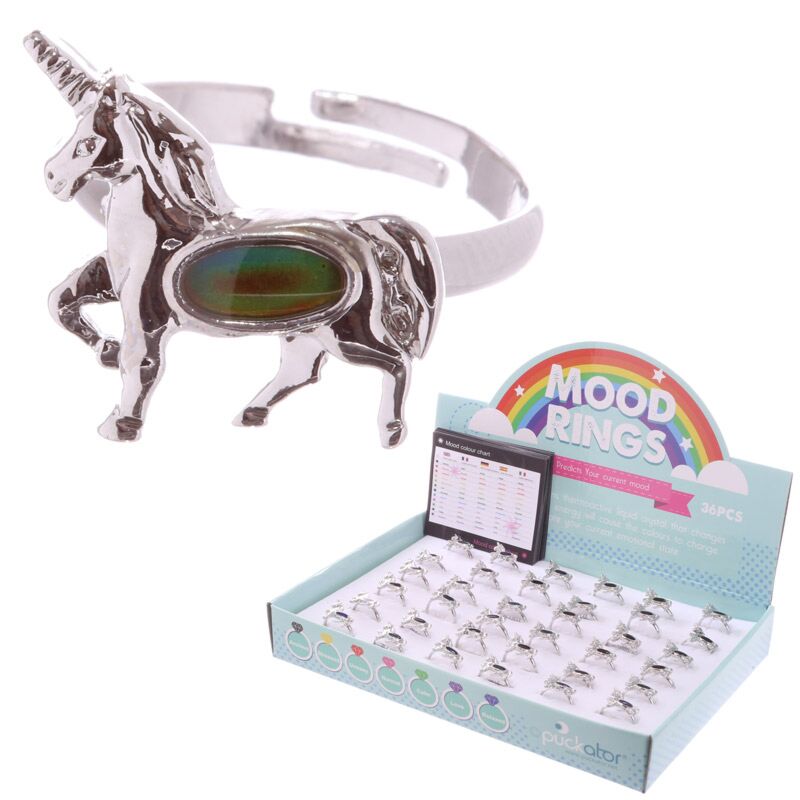Load image into Gallery viewer, Eenhoorn kinder moodring
