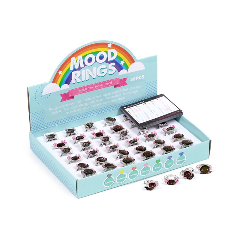 Load image into Gallery viewer, Axolotl kinder mood ring
