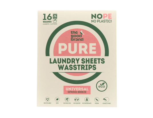 The good brand wasstrips - lente - reisverpakking - 16 stuks