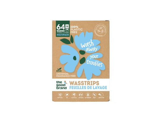 The good brand wasstrips - parfumvrij - 64 stuks