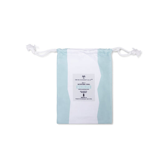 The beach club | groene microvezel handdoek 180 x 90 cm