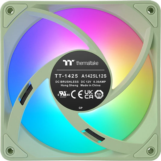 Thermaltake ct140 ex argb sync pc cooling fan matcha green (
