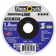 Flexovit dss industrial 125x1.6x22x23 a46t t41 st rvs | 25 stuks