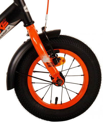 Volare Thombike Kinderfiets - Jongens - 12 inch - Zwart Oranje