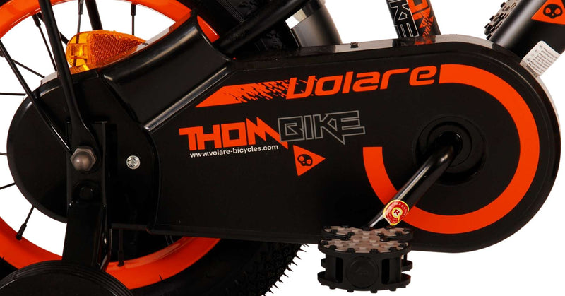 Load image into Gallery viewer, Volare Thombike Kinderfiets - Jongens - 12 inch - Zwart Oranje
