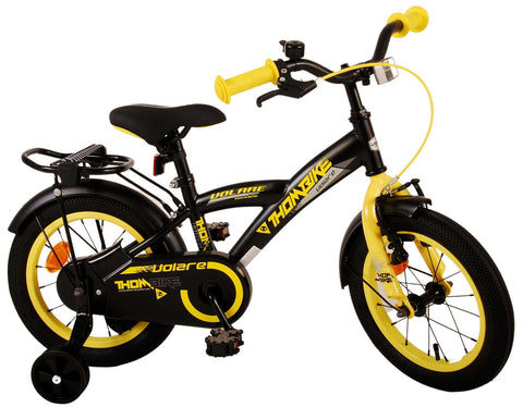 Volare Thombike Kinderfiets - Jongens - 14 inch - Zwart Geel