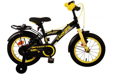 Volare Thombike Kinderfiets Jongens 14 inch Zwart Geel Twee Handremmen