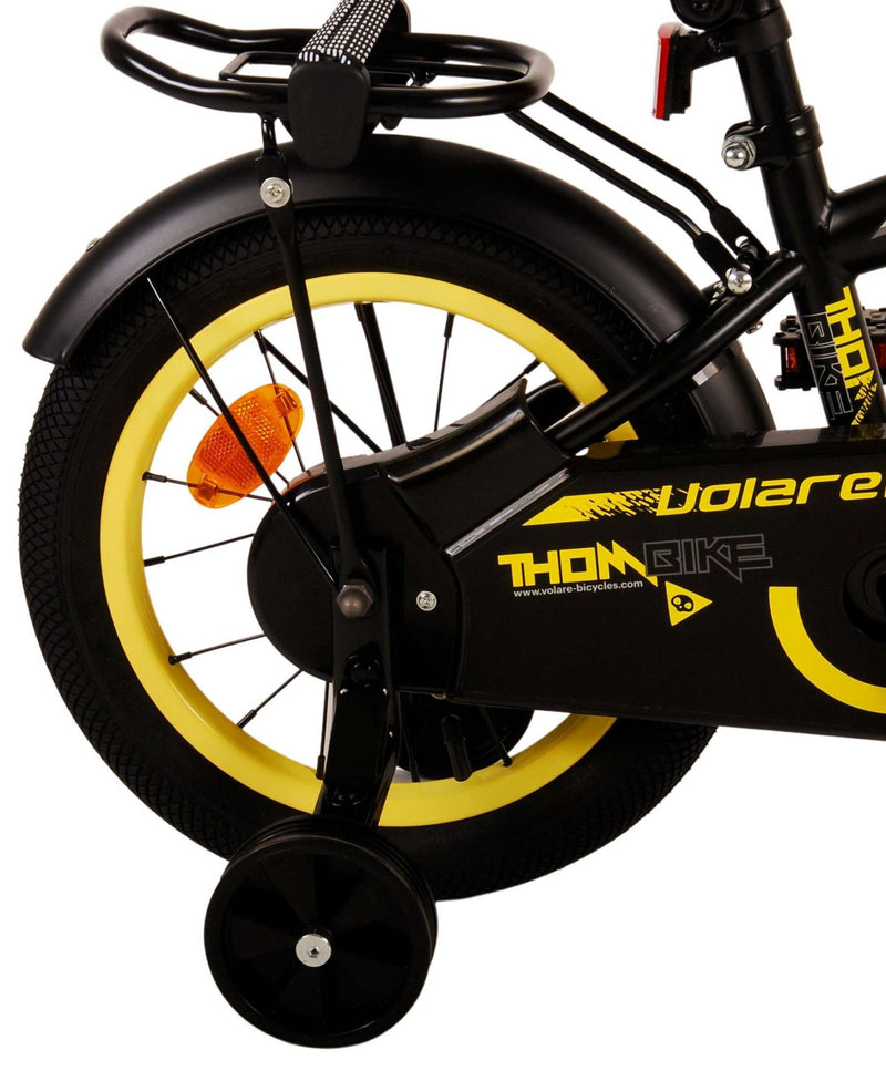 Load image into Gallery viewer, Volare Thombike Kinderfiets - Jongens - 14 inch - Zwart Geel
