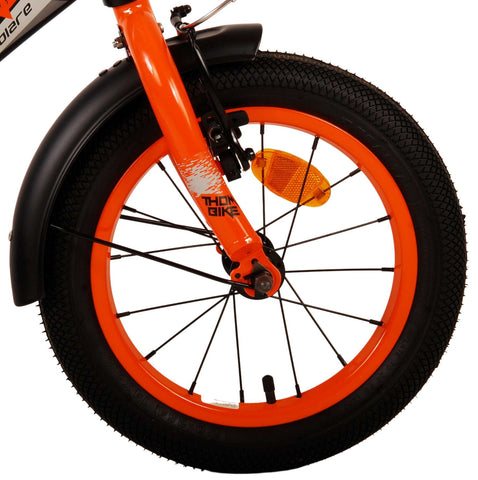 Volare Thombike Kinderfiets - Jongens - 14 inch - Zwart Oranje