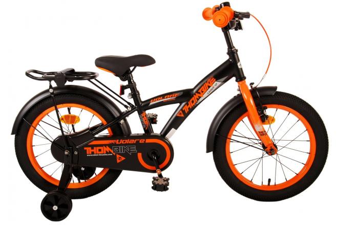 Volare Thombike Kinderfiets - Jongens - 16 inch - Zwart Oranje