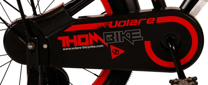 Load image into Gallery viewer, Volare Thombike Kinderfiets - Jongens - 18 inch - Zwart Rood
