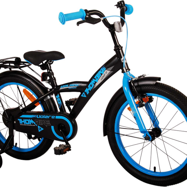 Volare Thombike Kinderfiets - Jongens - 18 inch - Zwart Blauw