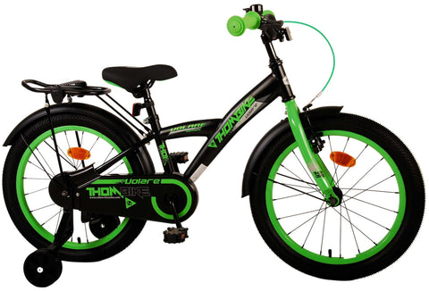 Volare Thombike Kinderfiets - Jongens - 18 inch - Zwart Groen