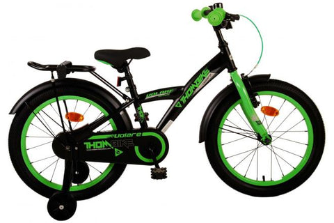 Volare Thombike Kinderfiets - Jongens - 18 inch - Zwart Groen