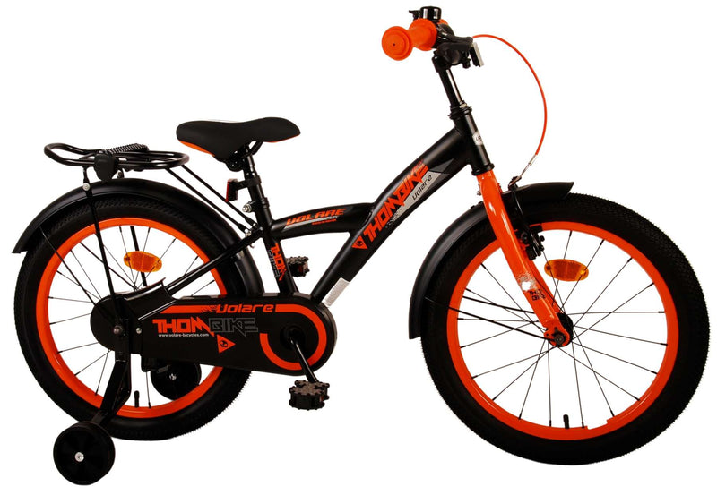 Load image into Gallery viewer, Volare Thombike Kinderfiets Jongens 18 inch Zwart Oranje
