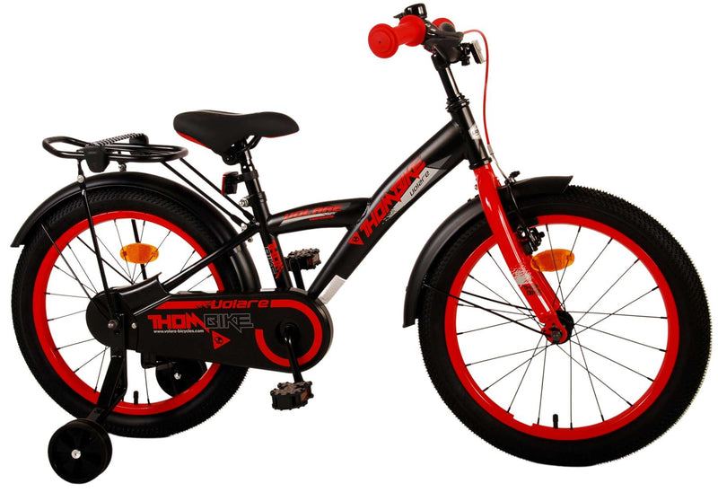 Load image into Gallery viewer, Volare Thombike Kinderfiets - Jongens - 18 inch - Zwart Rood
