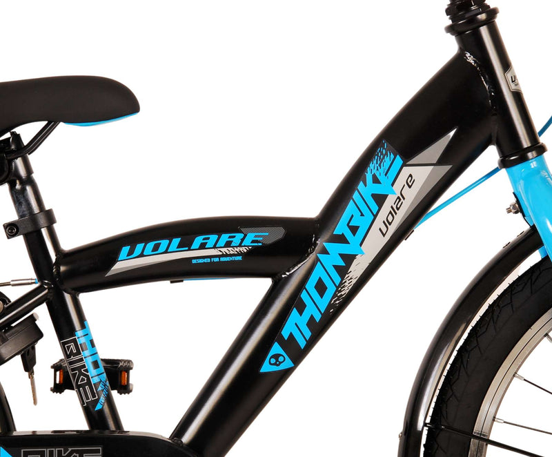 Load image into Gallery viewer, Volare Thombike Kinderfiets Jongens 20 inch Zwart Blauw Twee Handremmen
