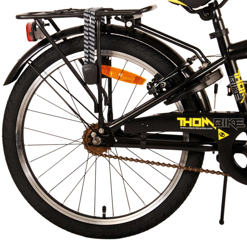 Load image into Gallery viewer, Volare Thombike Kinderfiets - Jongens - 20 inch - Zwart Geel - Twee Handremmen
