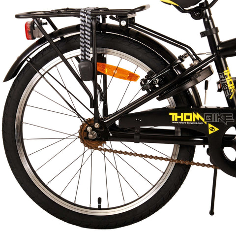 Volare Thombike Kinderfiets - Jongens - 20 inch - Zwart Geel - Twee Handremmen