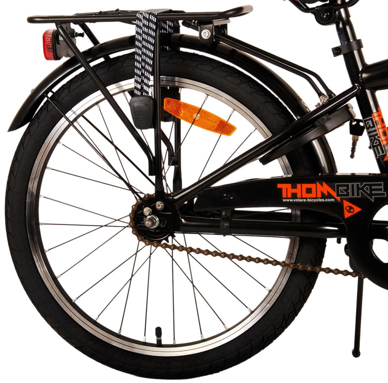 Load image into Gallery viewer, Volare Thombike Kinderfiets Jongens 20 inch Zwart Oranje
