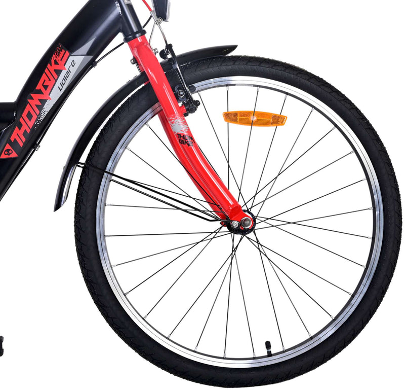 Load image into Gallery viewer, Volare Thombike Kinderfiets - Jongens - 24 inch - Rood - 3 versnellingen
