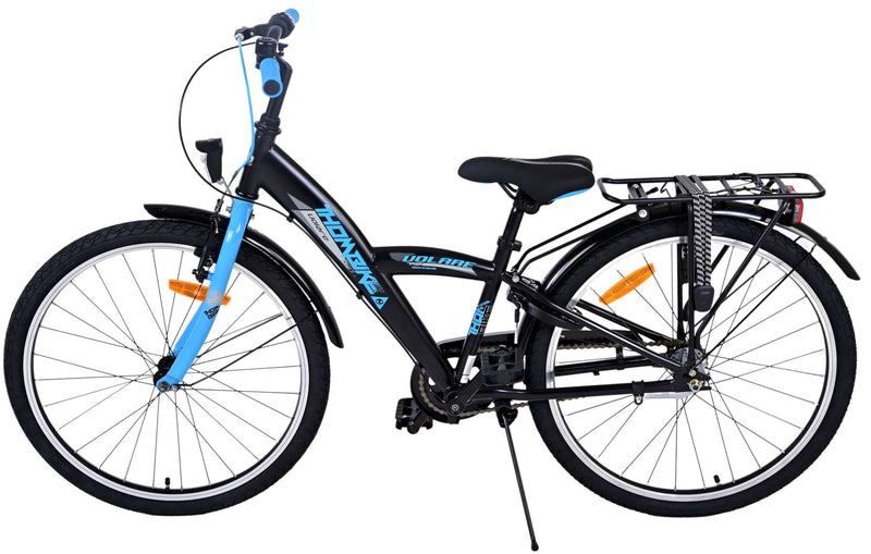 Load image into Gallery viewer, Volare Thombike Kinderfiets - Jongens - 24 inch - Zwart Blauw - 3 versnellingen
