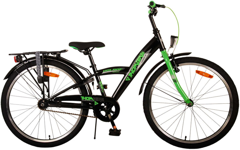 Load image into Gallery viewer, Volare Thombike Kinderfiets - Jongens - 24 inch - Zwart Groen
