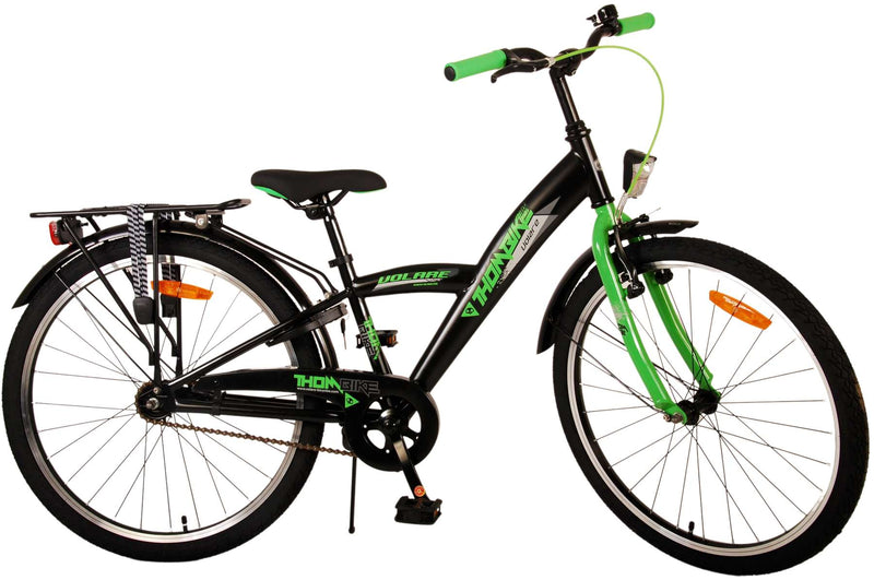 Load image into Gallery viewer, Volare Thombike Kinderfiets - Jongens - 24 inch - Zwart Groen

