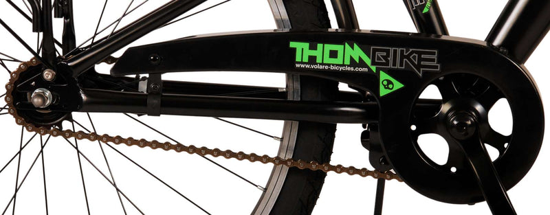 Load image into Gallery viewer, Volare Thombike Kinderfiets - Jongens - 24 inch - Zwart Groen
