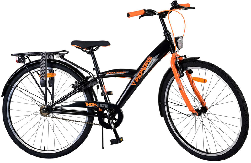 Load image into Gallery viewer, Volare Thombike Kinderfiets Jongens 26 inch Zwart Oranje Twee Handremmen
