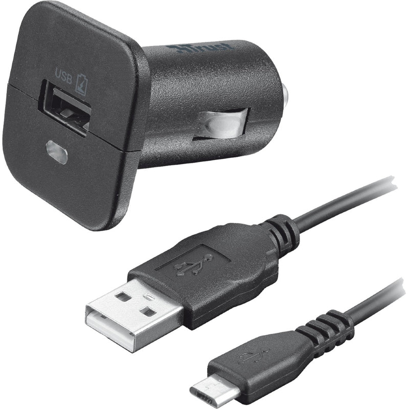 Load image into Gallery viewer, Trust 5W Car Charger met Micro-USB-kabel
